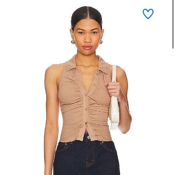 Superdown from REVOLVE Rina Ruched Top - Picture 2 of 6